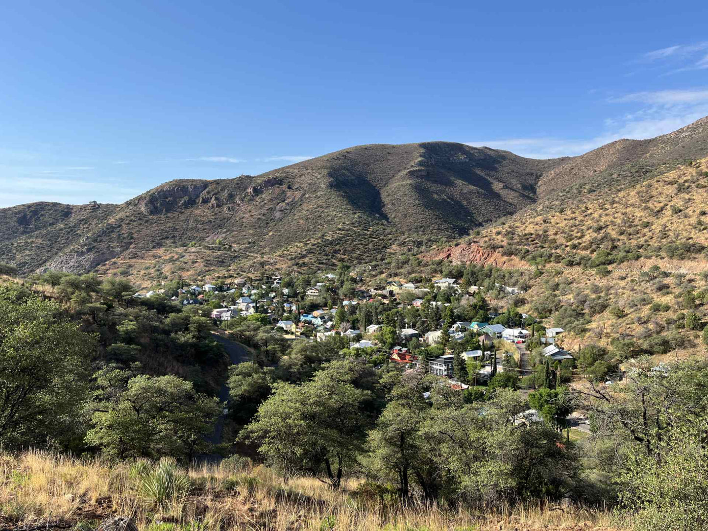 View of Bisbee from the City Trail in the Mule Mountains