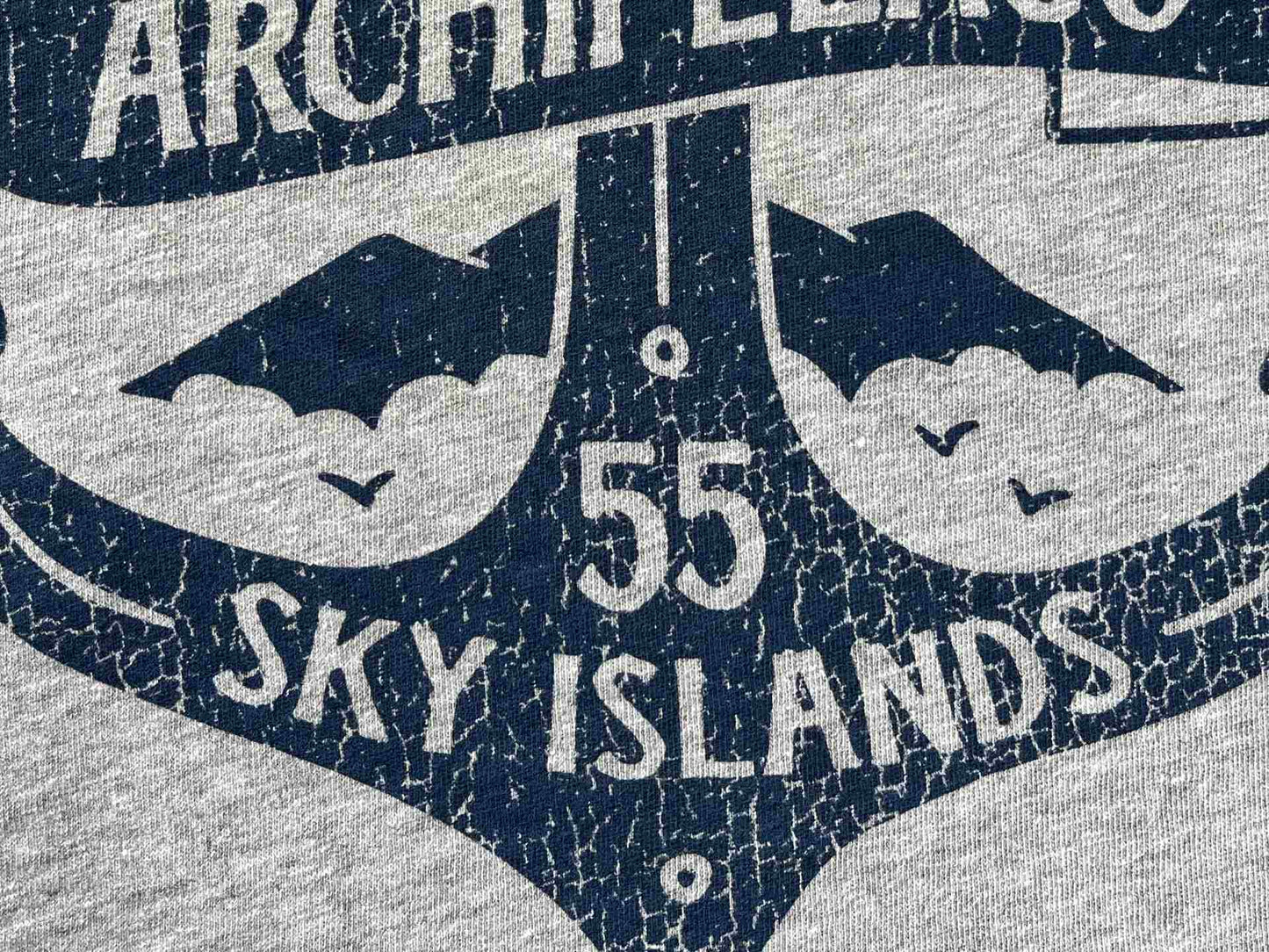 Detail image of sky islands in t-shirt design for the Madrean Archipelago