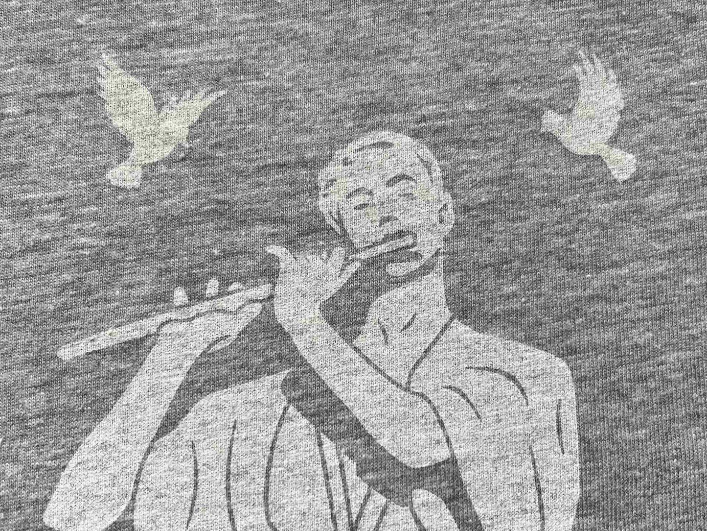 Detail image of Tamino statue in t-shirt design for Bisbee, Arizona
