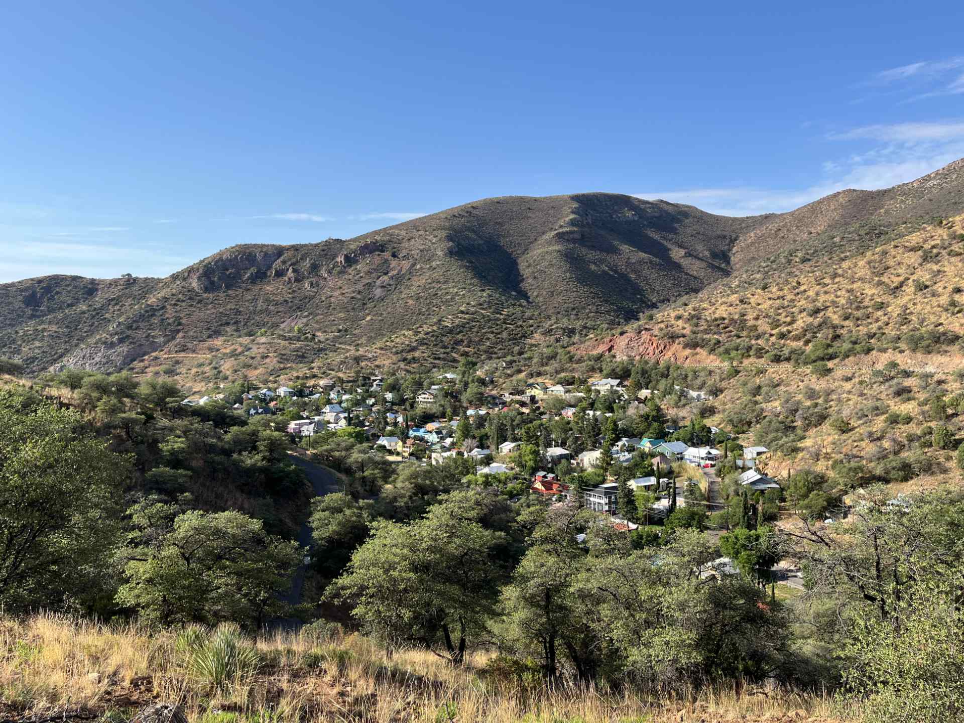 View of Bisbee from the City Trail in the Mule Mountains