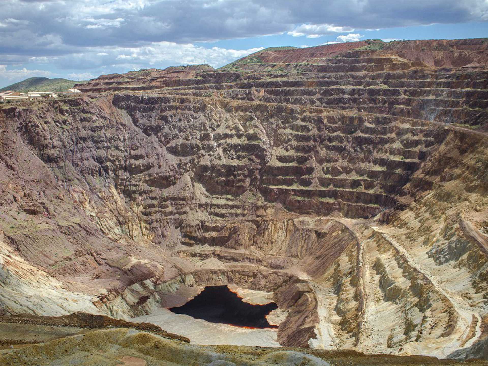 Open-pit mine in Bisbee, Arizona