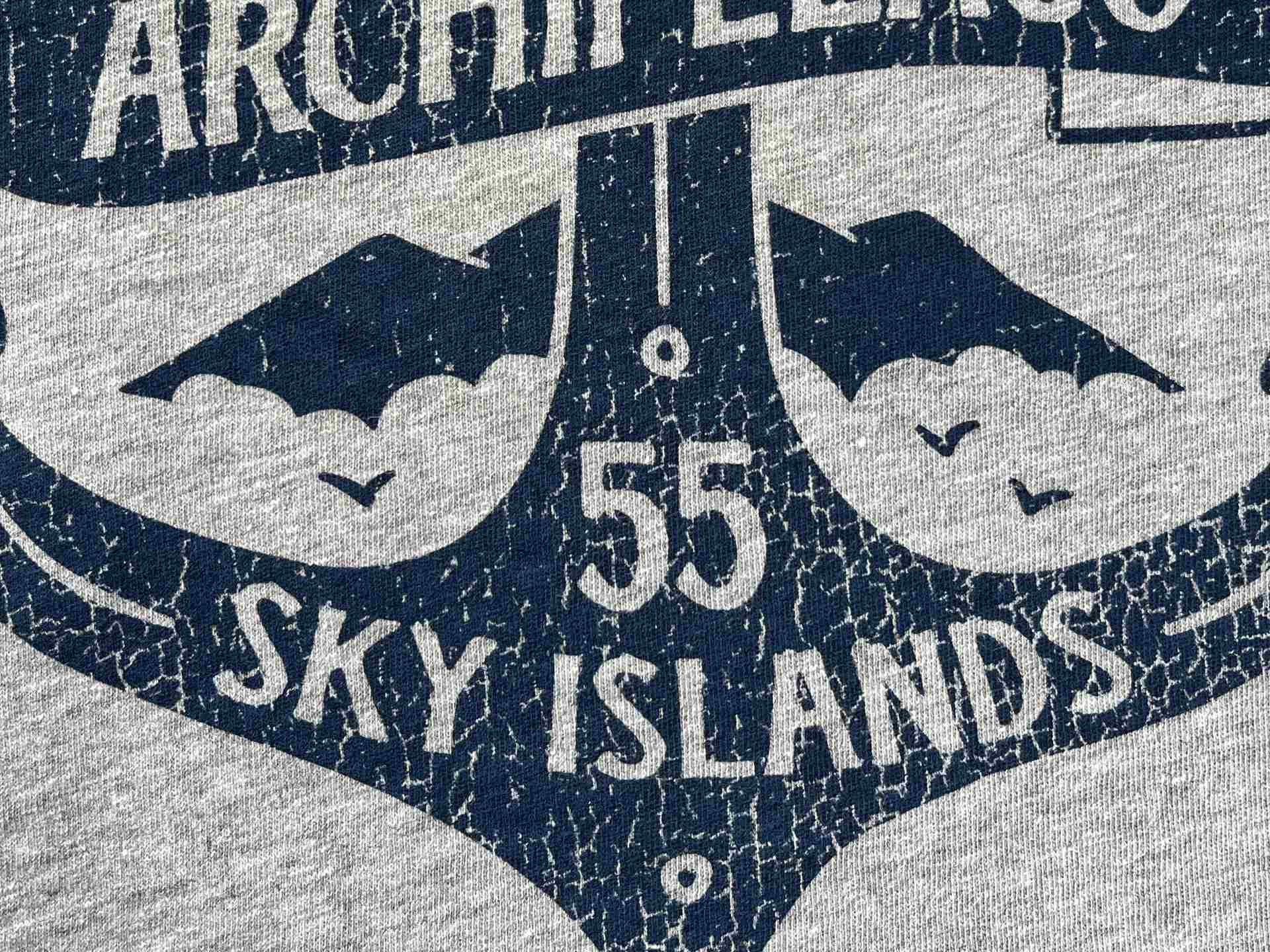 Detail image of sky islands in t-shirt design for the Madrean Archipelago