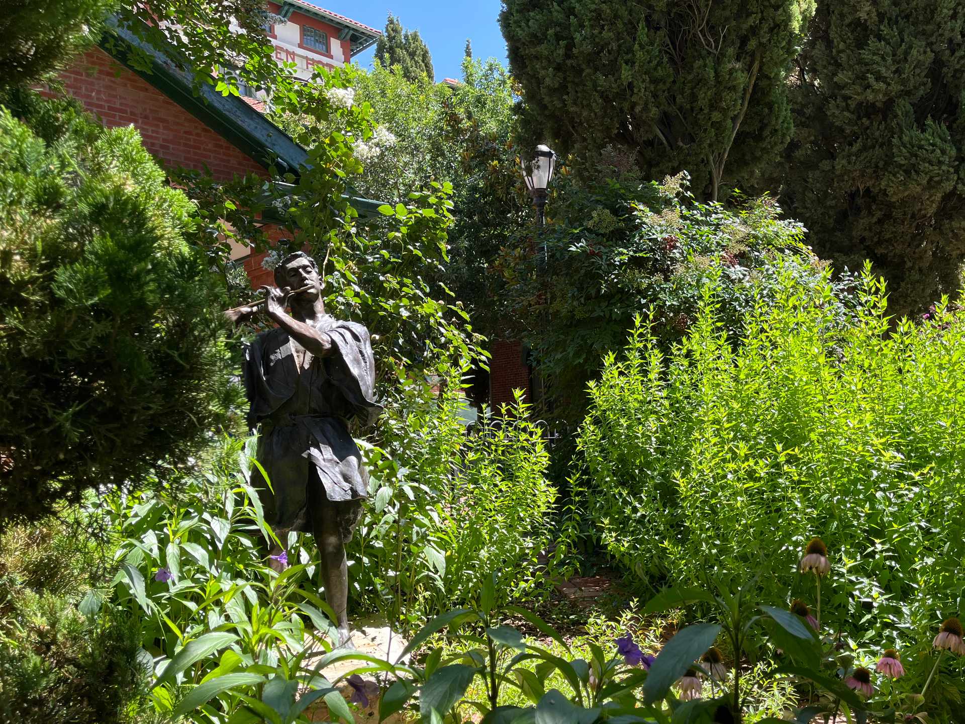 Statue of Tamino in Bisbee's Grassy Park